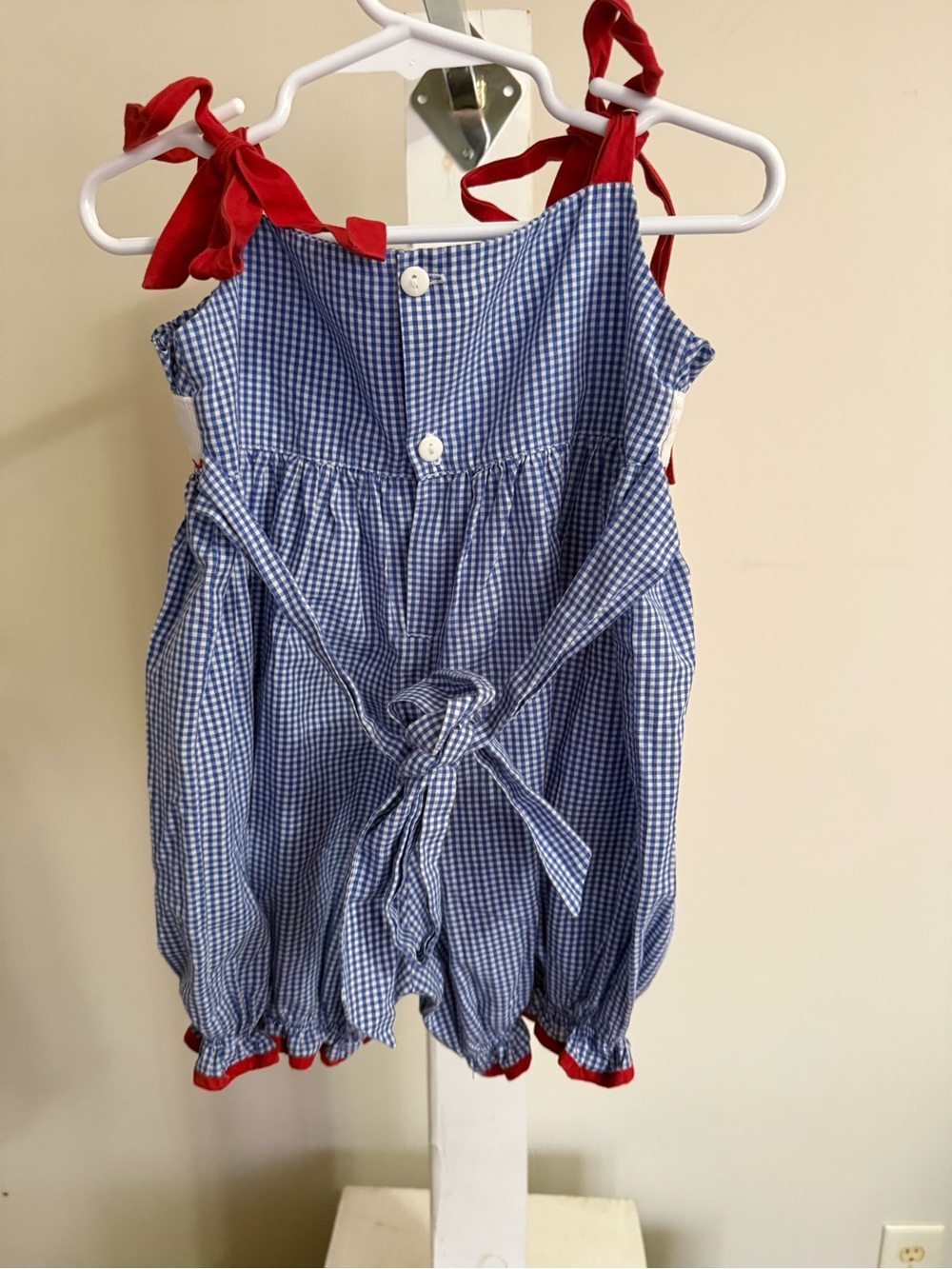 Mom & Me Smocked Lobster Romper - Picture 9 of 11